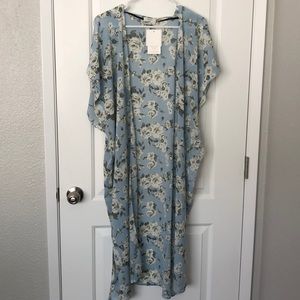 Floral Cardigan/Cover Up